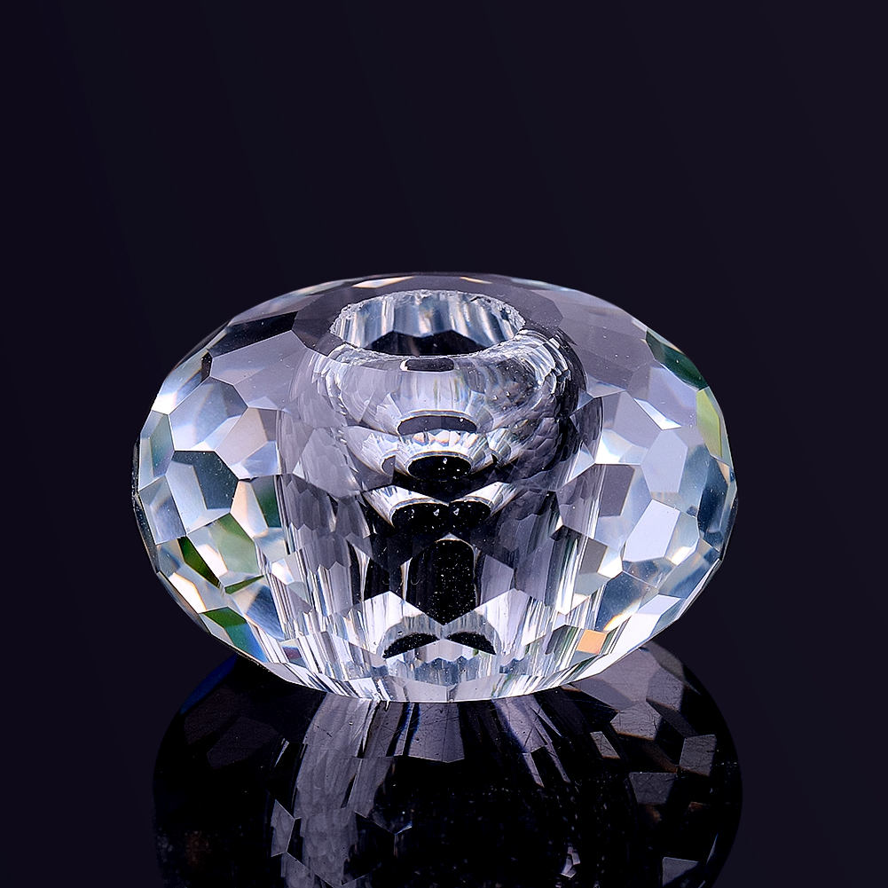 Glass Door Hinge - 50mm Crystal Glass Faceted Sun Catcher