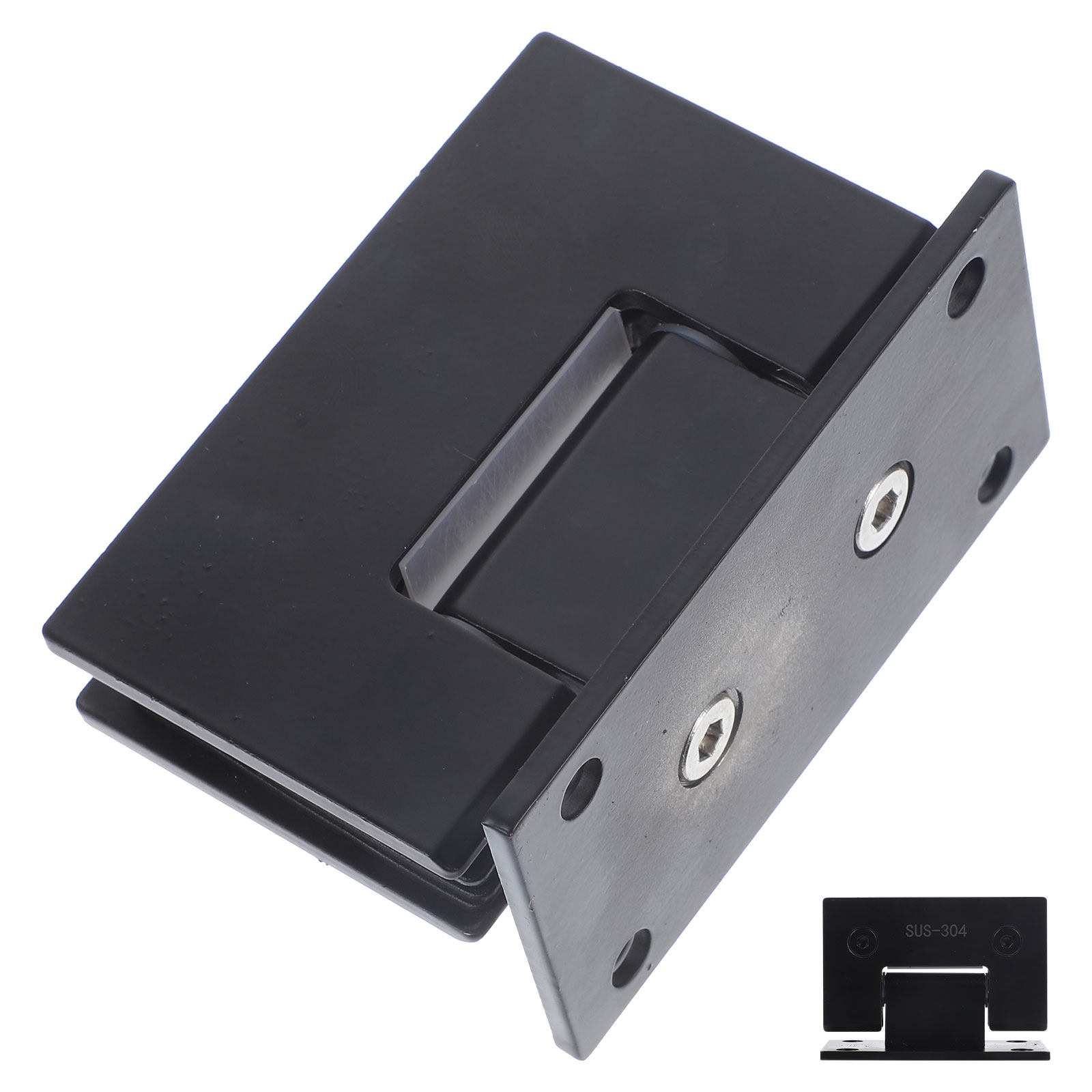 Glass Door Hinge - 1Pcs Heavy Duty Stainless Steel Glass