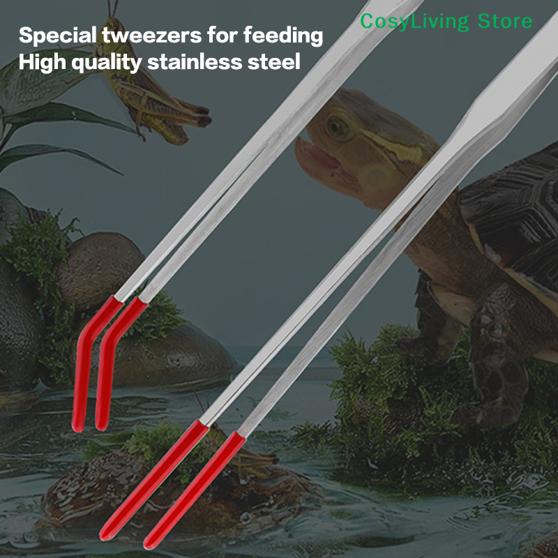 Reptile Feeding Tongs With Rub - Feeding Tong Stainless のレビューと価格