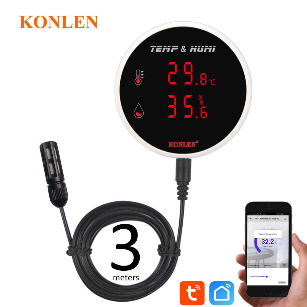 Tuya WIFI Temperature Humidity - Digital Hygrometer Probe のレビューと価格
