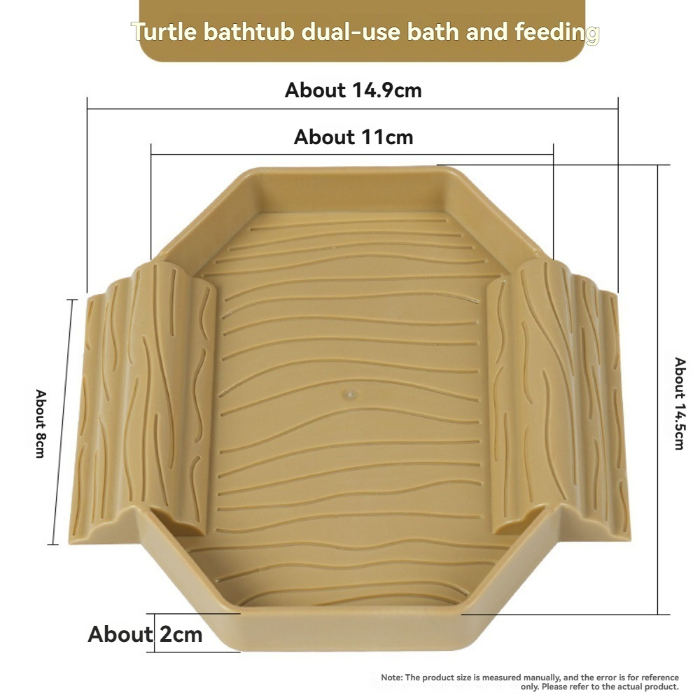 Yellow edge turtle bath basin  - Water Dish Reptile のレビューと価格