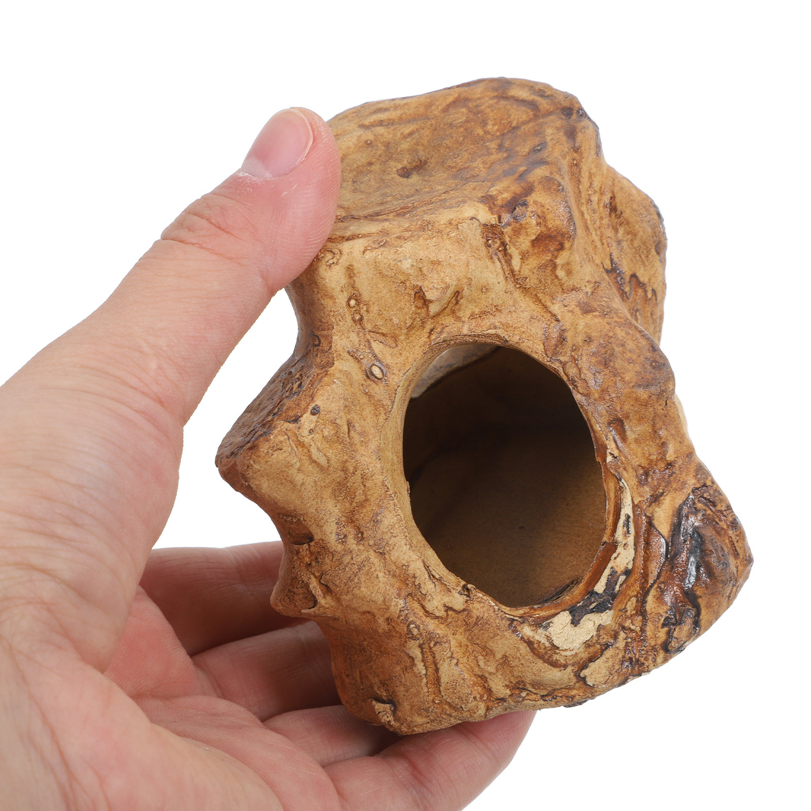 Natural Look Ceramic Fish Tank - Hide Cave Ceramic のレビューと価格