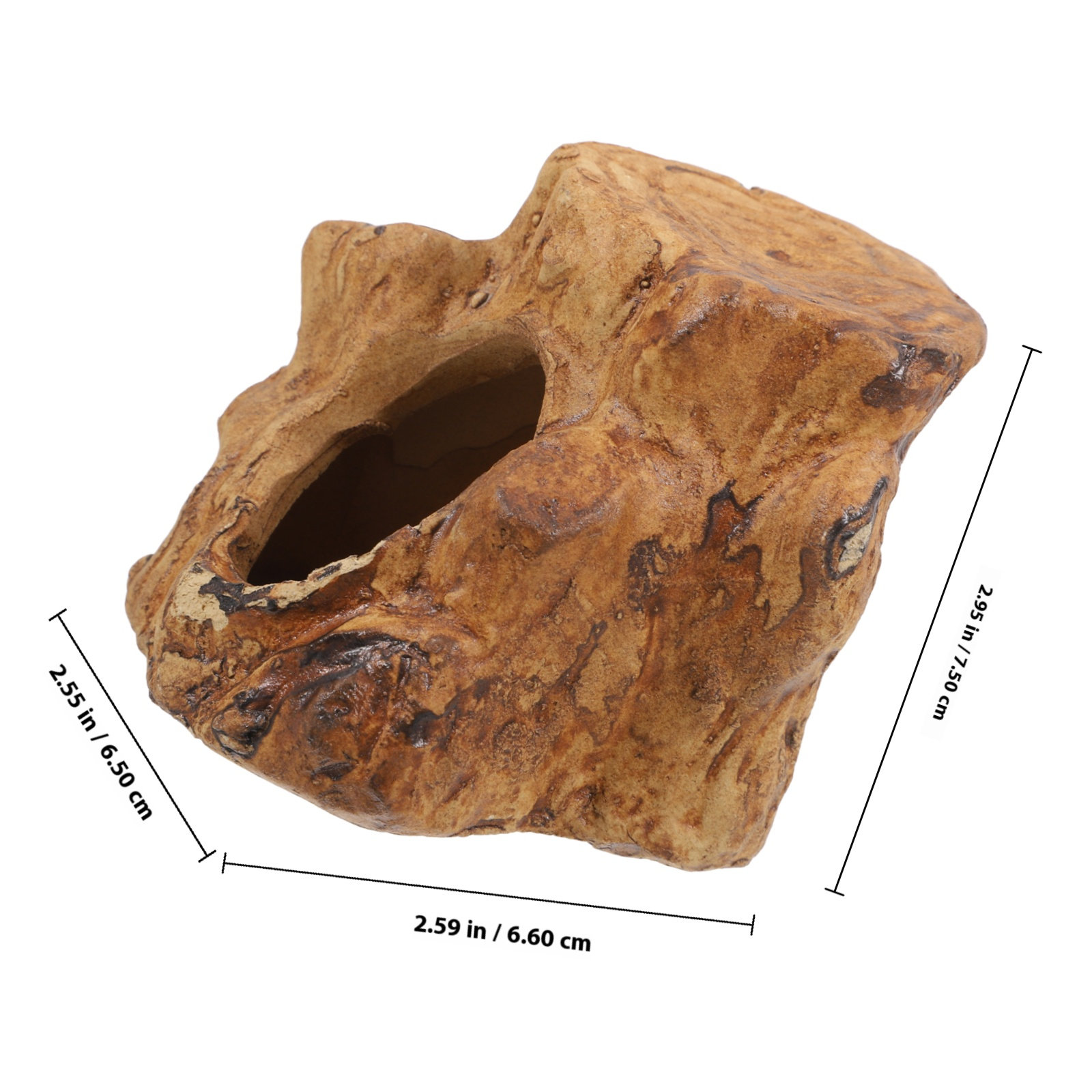 Natural Look Ceramic Fish Tank - Hide Cave Ceramic のレビューと価格