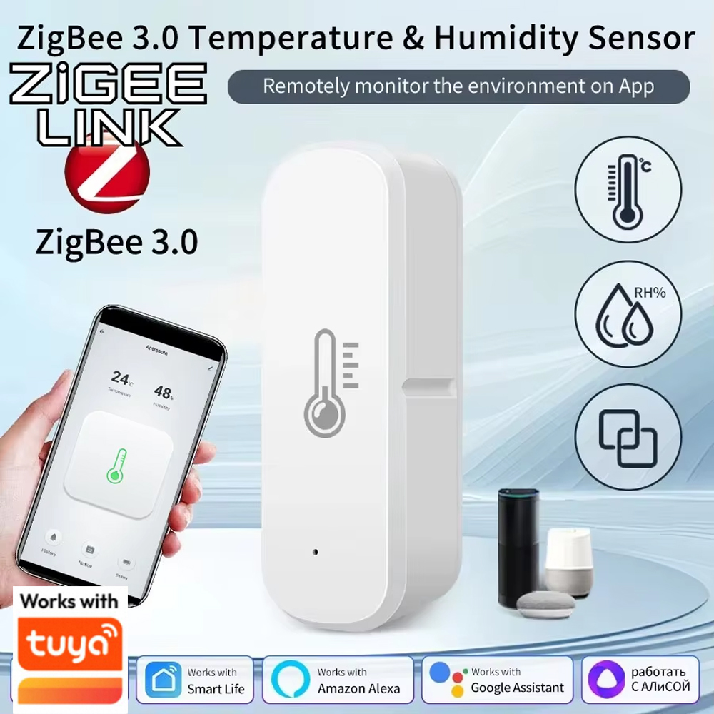 Smart Zigbee 3.0 Temperature H - Digital Hygrometer Probe のレビューと価格
