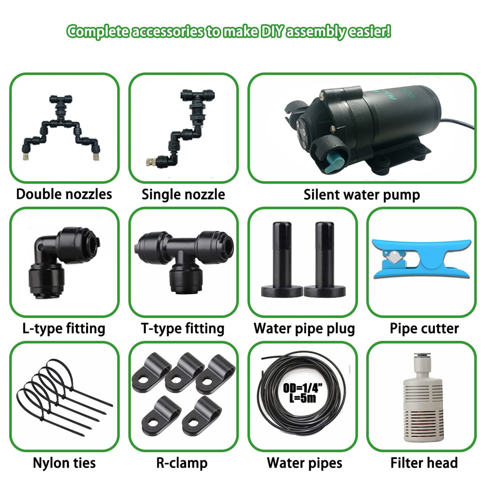 Reptile Fogger Mist System 360 - Terrarium Fogger Ultrasonic のレビューと価格