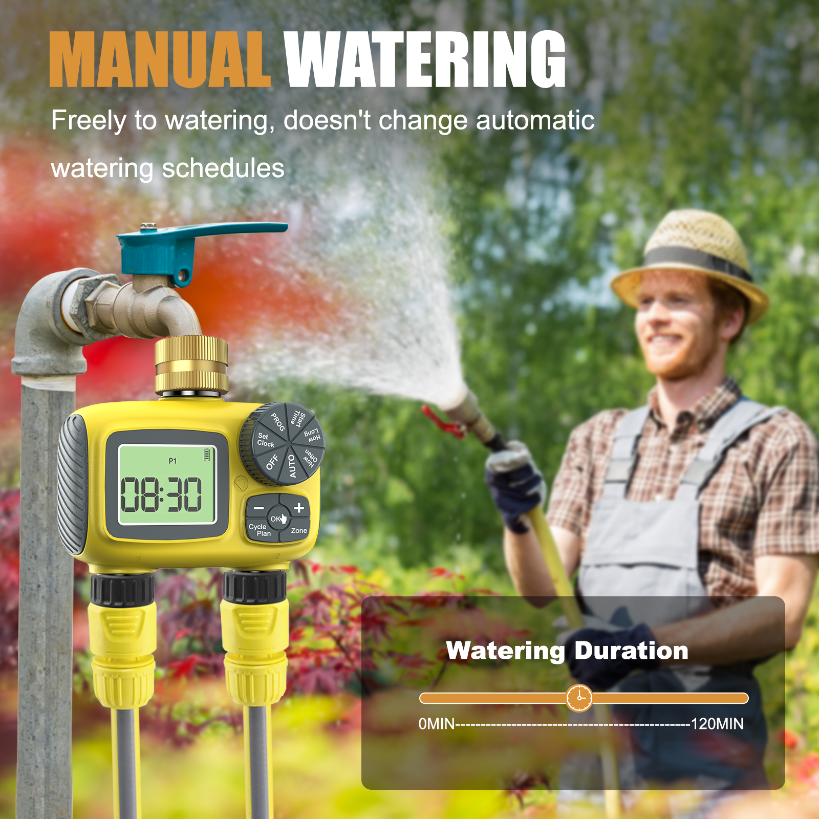 Insoma Smart Water Timer Dual  - Timer Dual Outlet のレビューと価格