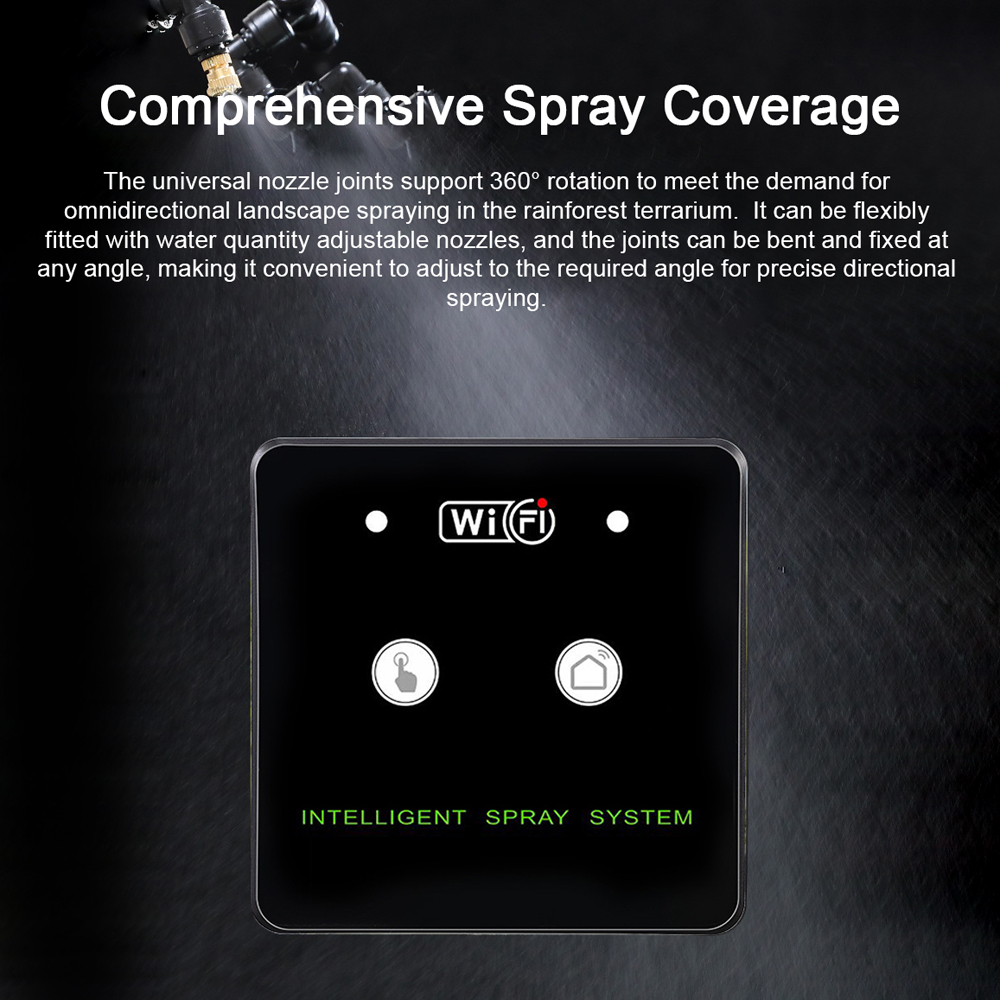 360° Rotatable Wifi Rainforest - Terrarium Fogger Ultrasonic のレビューと価格