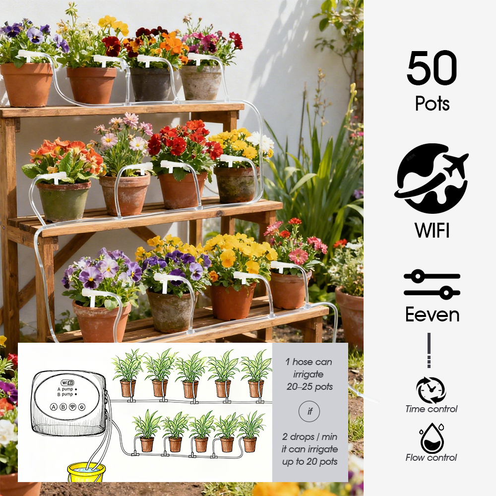 Garden Smart Dual Outlets Pump - Timer Dual Outlet のレビューと価格