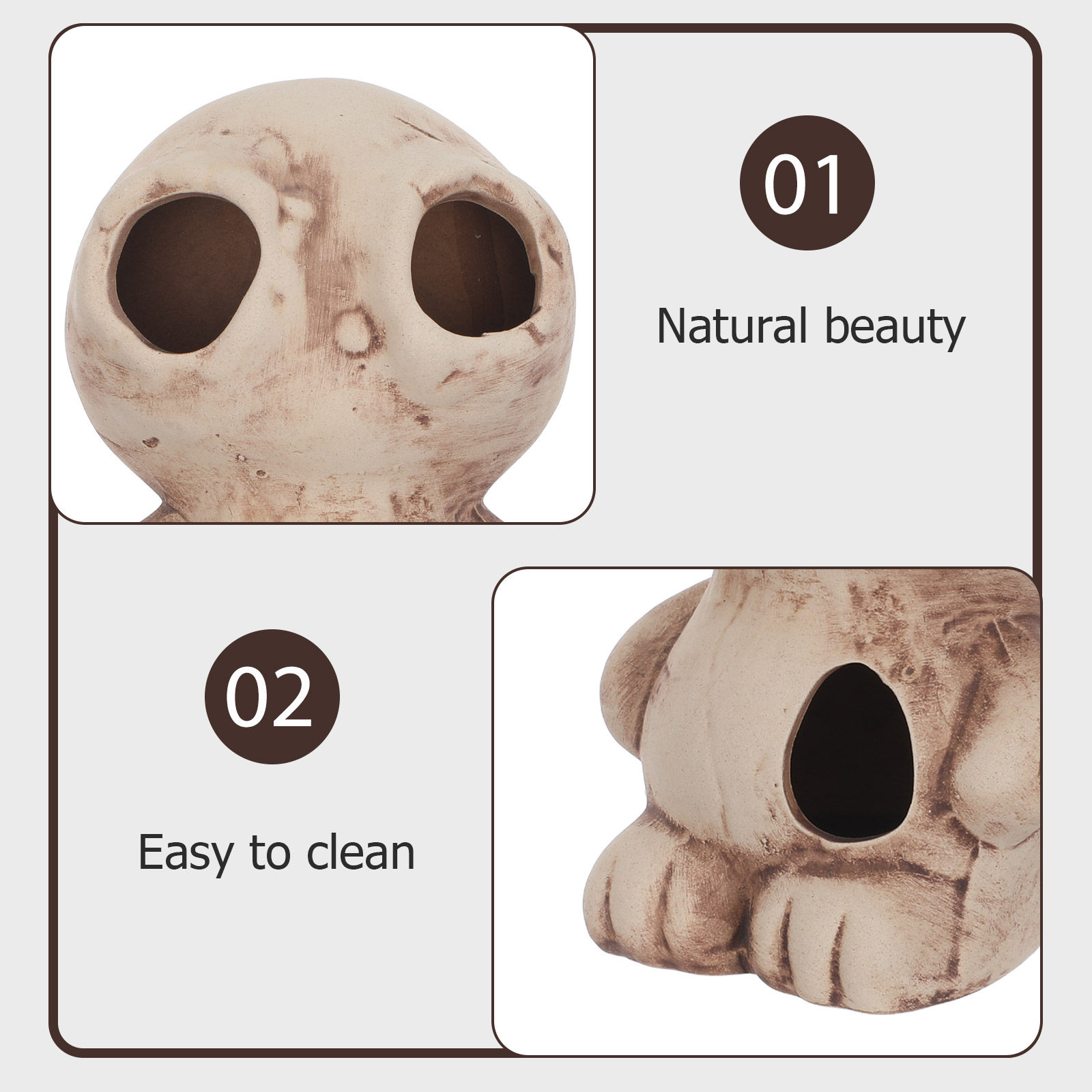 Aquarium Shrimp Shelter House  - Hide Cave Ceramic のレビューと価格
