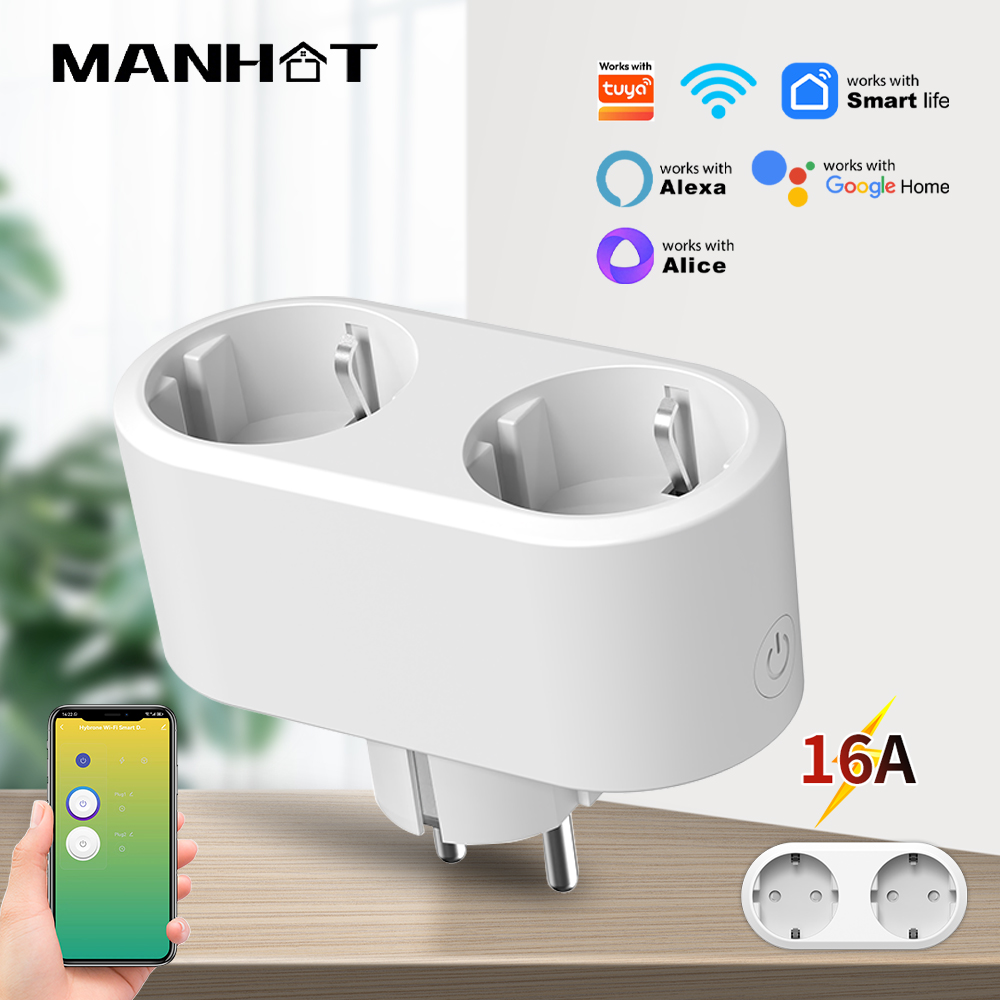 WiFi Smart Plug Dual Outlet 16 - Timer Dual Outlet のレビューと価格