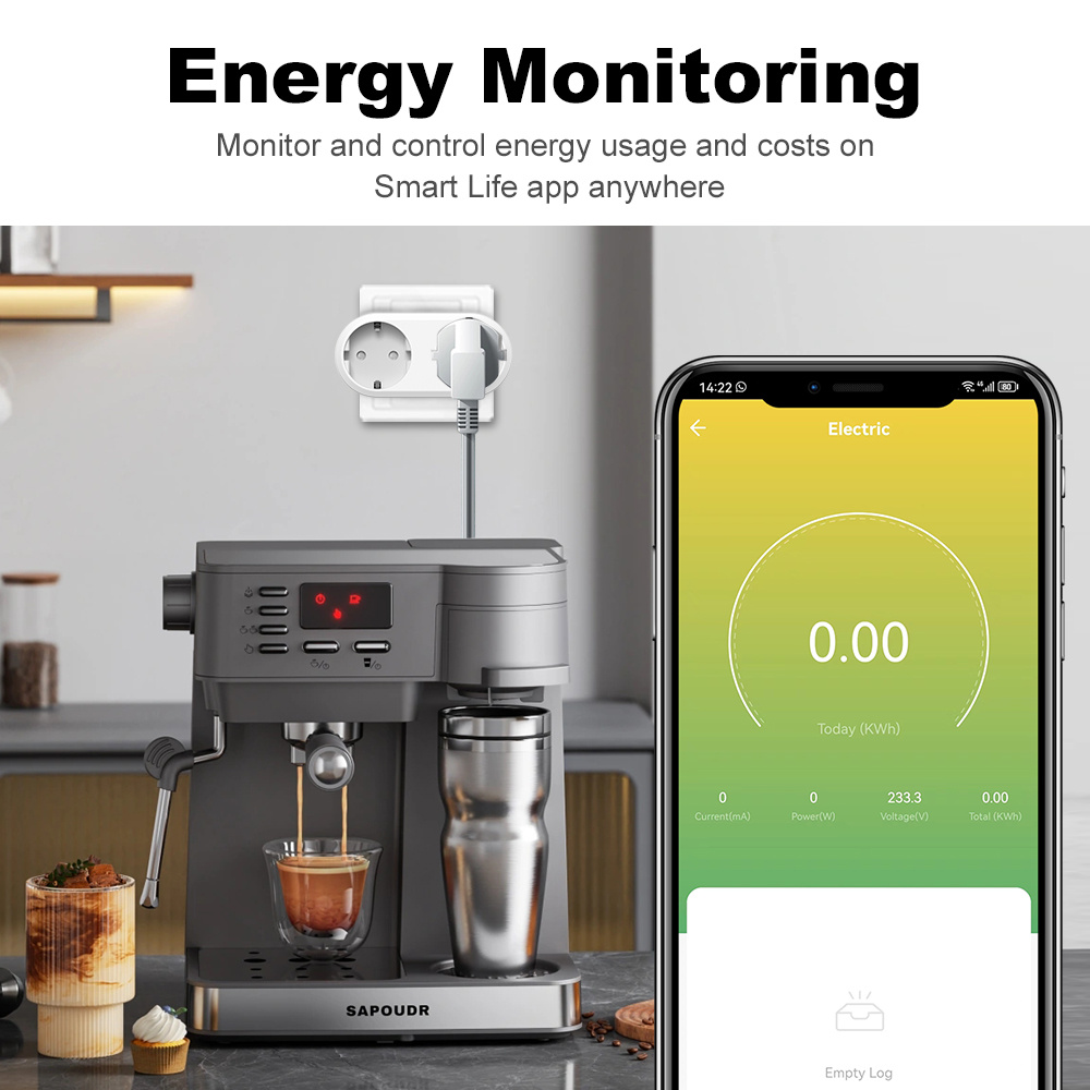 WiFi Smart Plug Dual Outlet 16 - Timer Dual Outlet のレビューと価格
