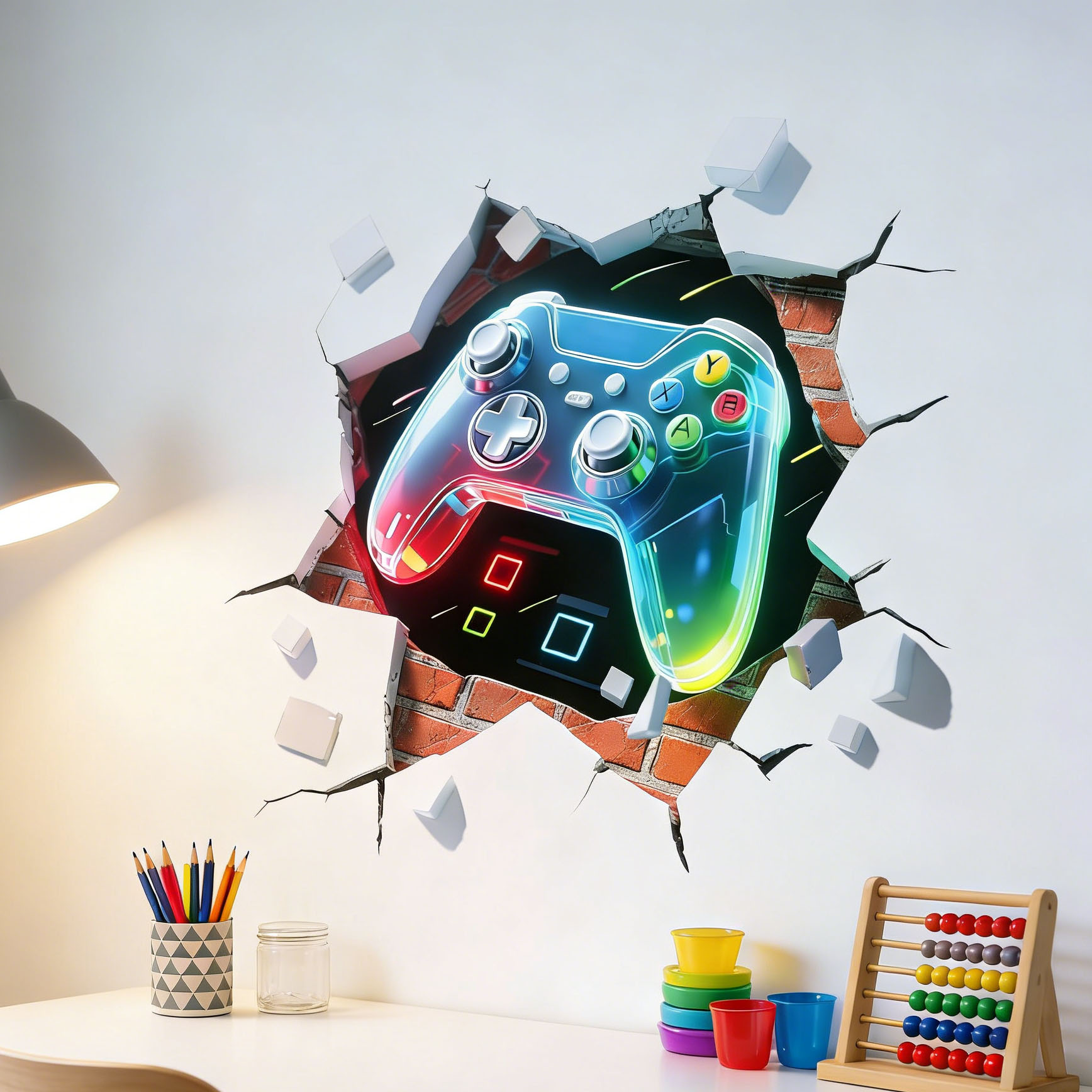 Game Controller Decal for Boys - Pvc Panel Background のレビューと価格