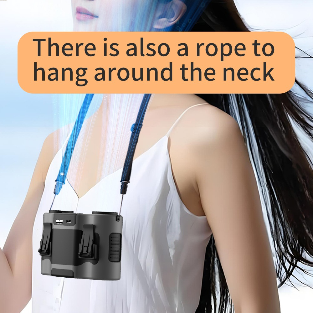 Portable Waist Clip Fan 5-spee - Timer Dual Outlet のレビューと価格