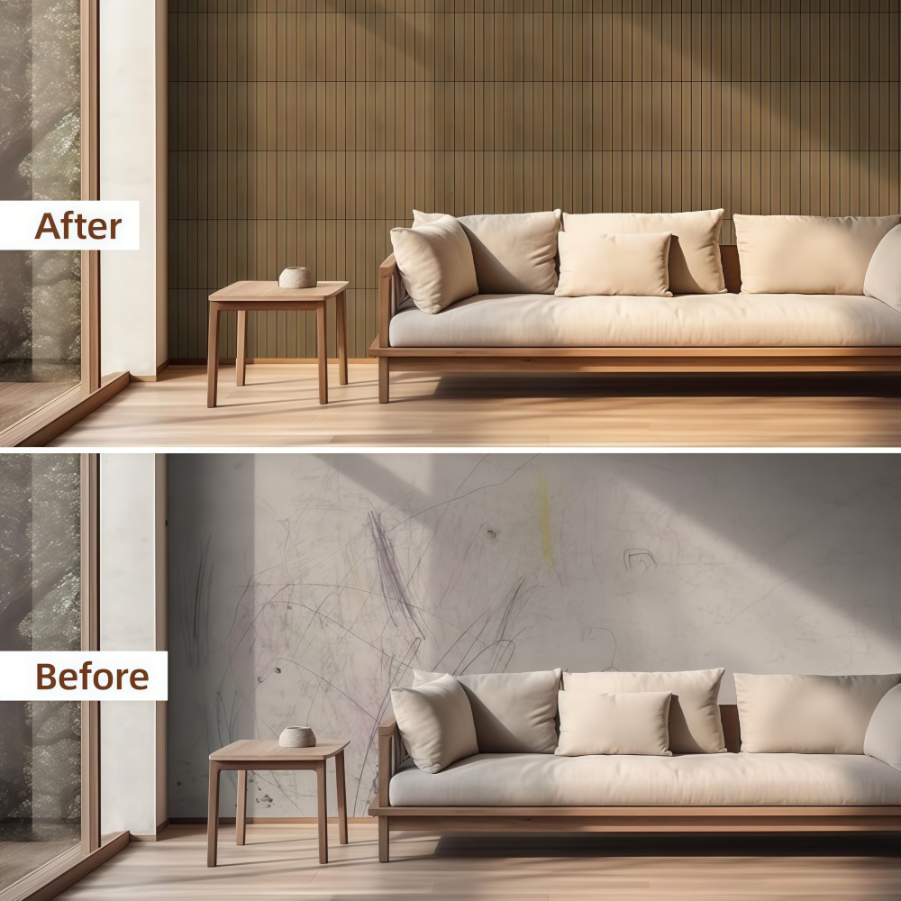 10PCS Grille 3D Wall Sticker R - Pvc Panel Background のレビューと価格