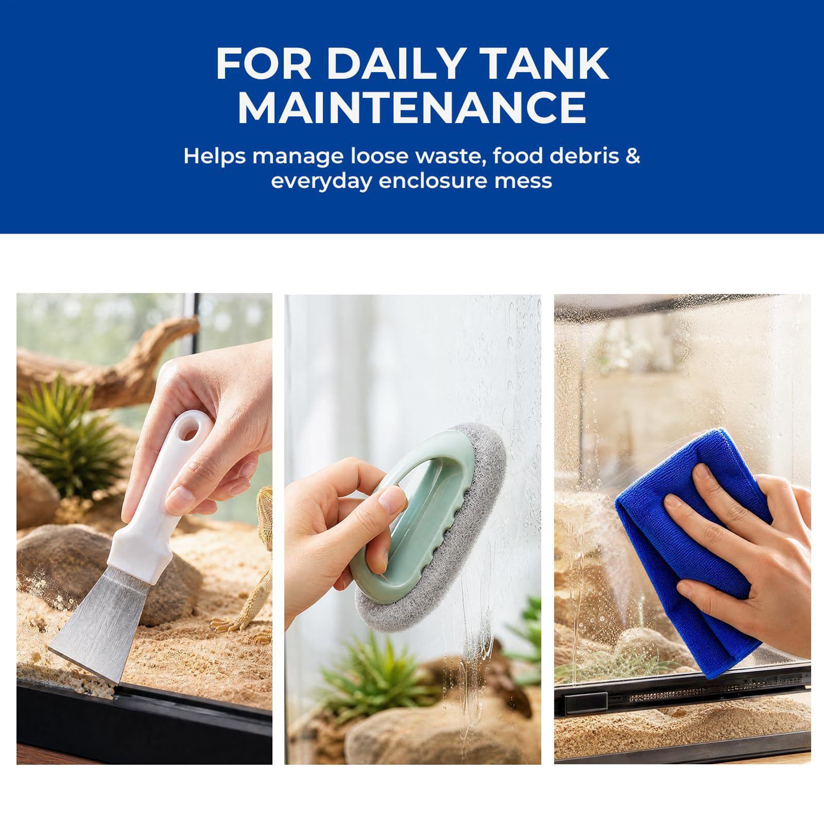 Reptile Tank Cleaning Kit With - Feeding Tong Stainless のレビューと価格