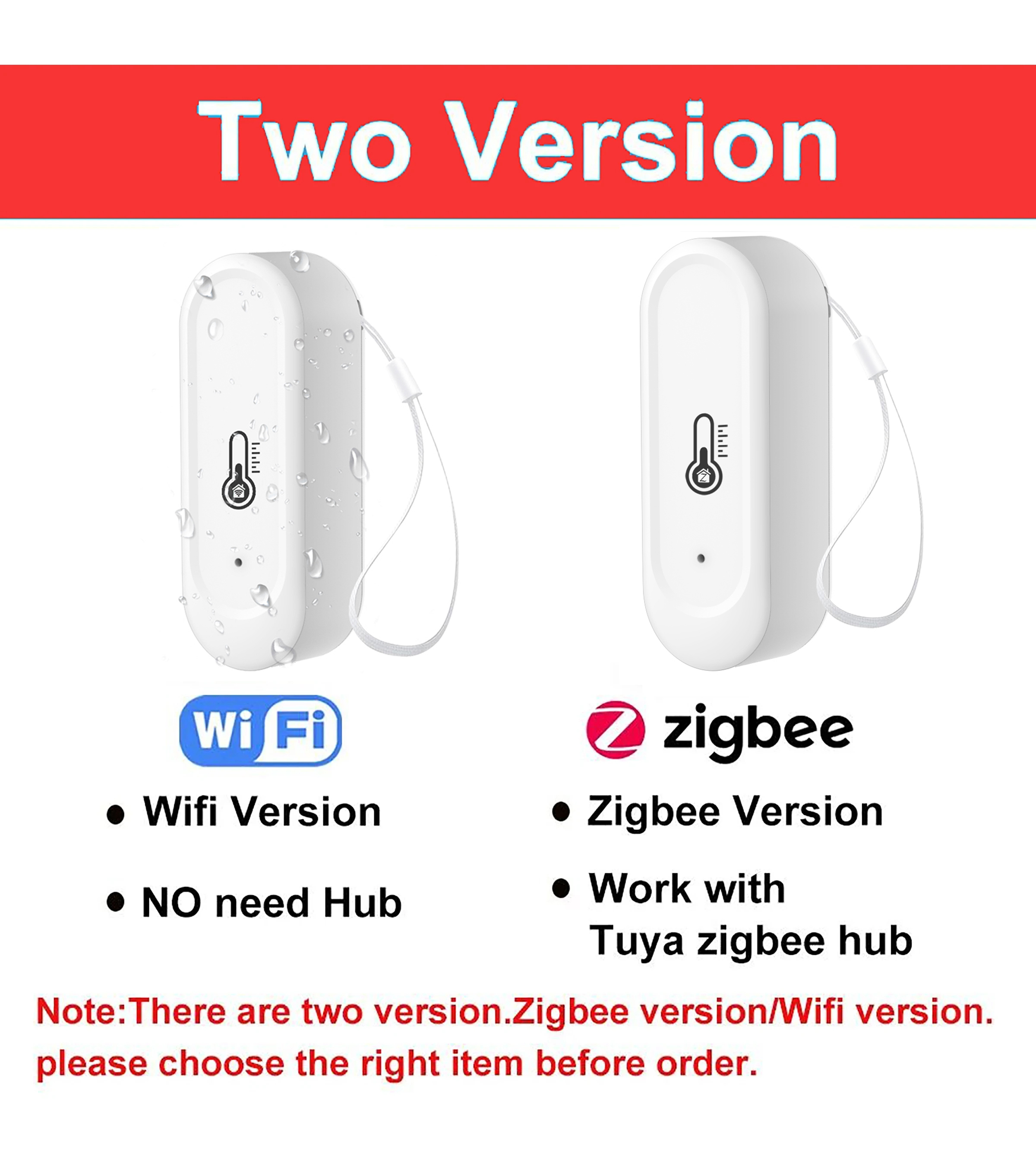 IP65 Zigbee or WiFi Temperatur - Digital Hygrometer Probe のレビューと価格