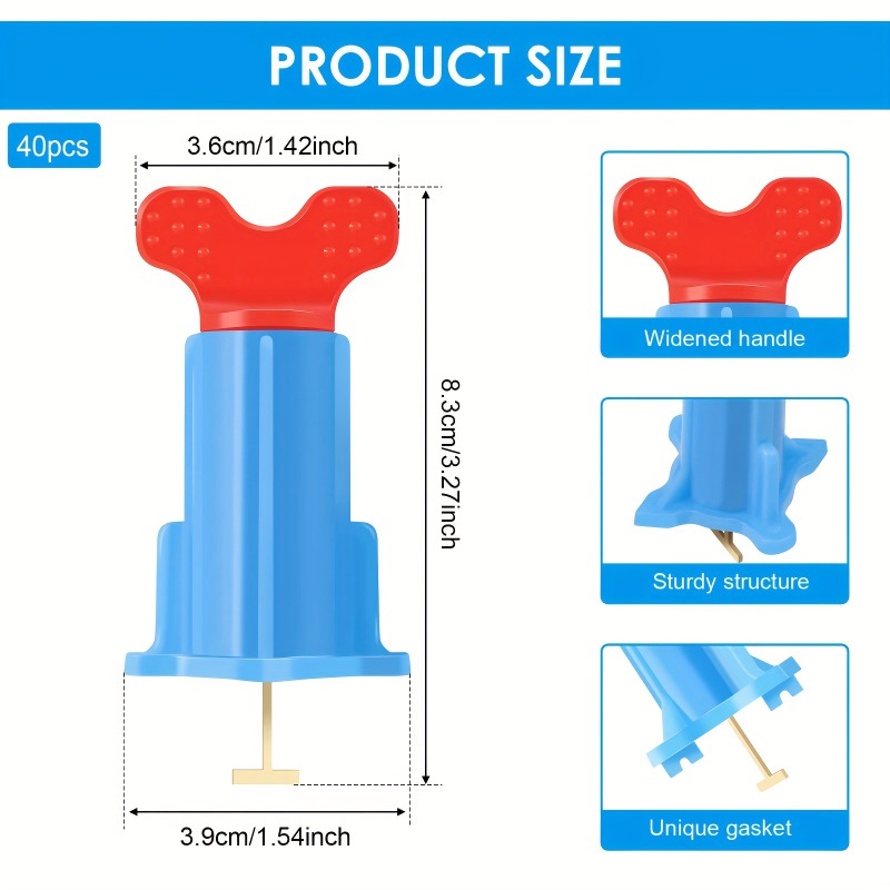 40Pcs New Design Tile Leveling - Ceramic Tile Floor のレビューと価格