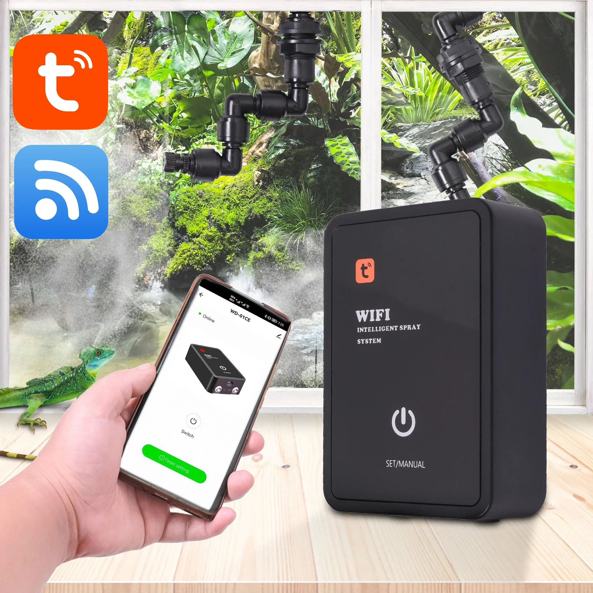 Intelligent Reptile Fogger Ter - Terrarium Fogger Ultrasonic のレビューと価格