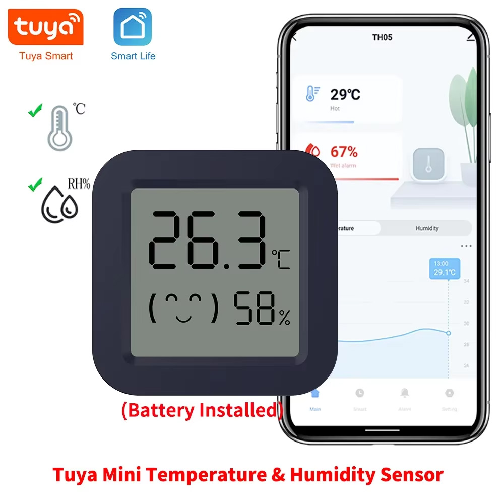 Mini Smart Thermometer Hygrome - Digital Hygrometer Probe のレビューと価格