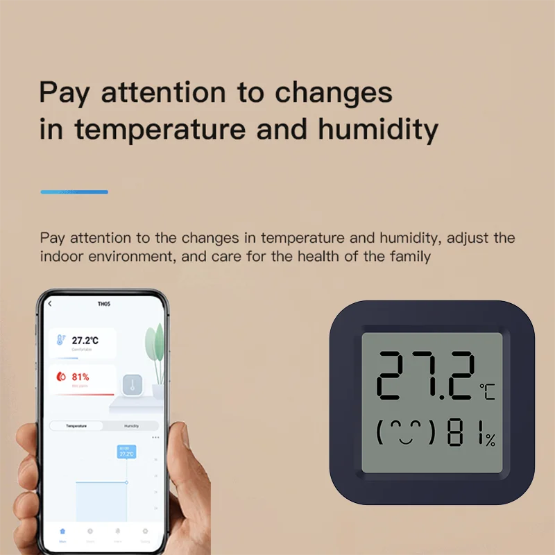 Mini Smart Thermometer Hygrome - Digital Hygrometer Probe のレビューと価格