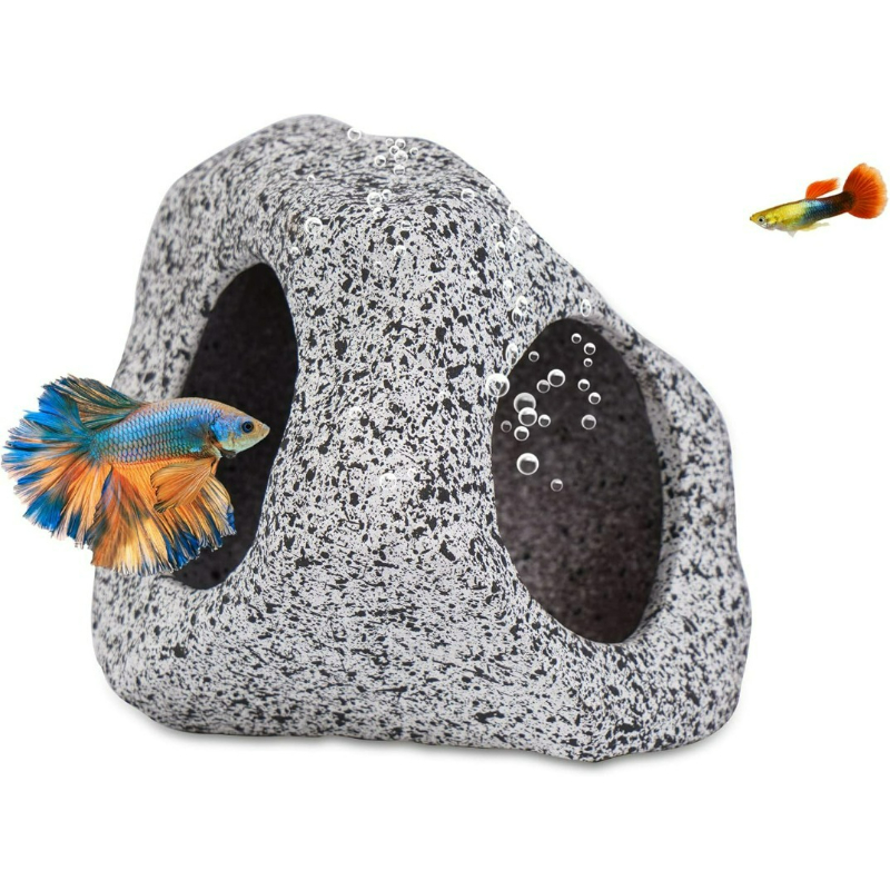 Aquarium Decorations Cave Fish - Hide Cave Ceramic のレビューと価格