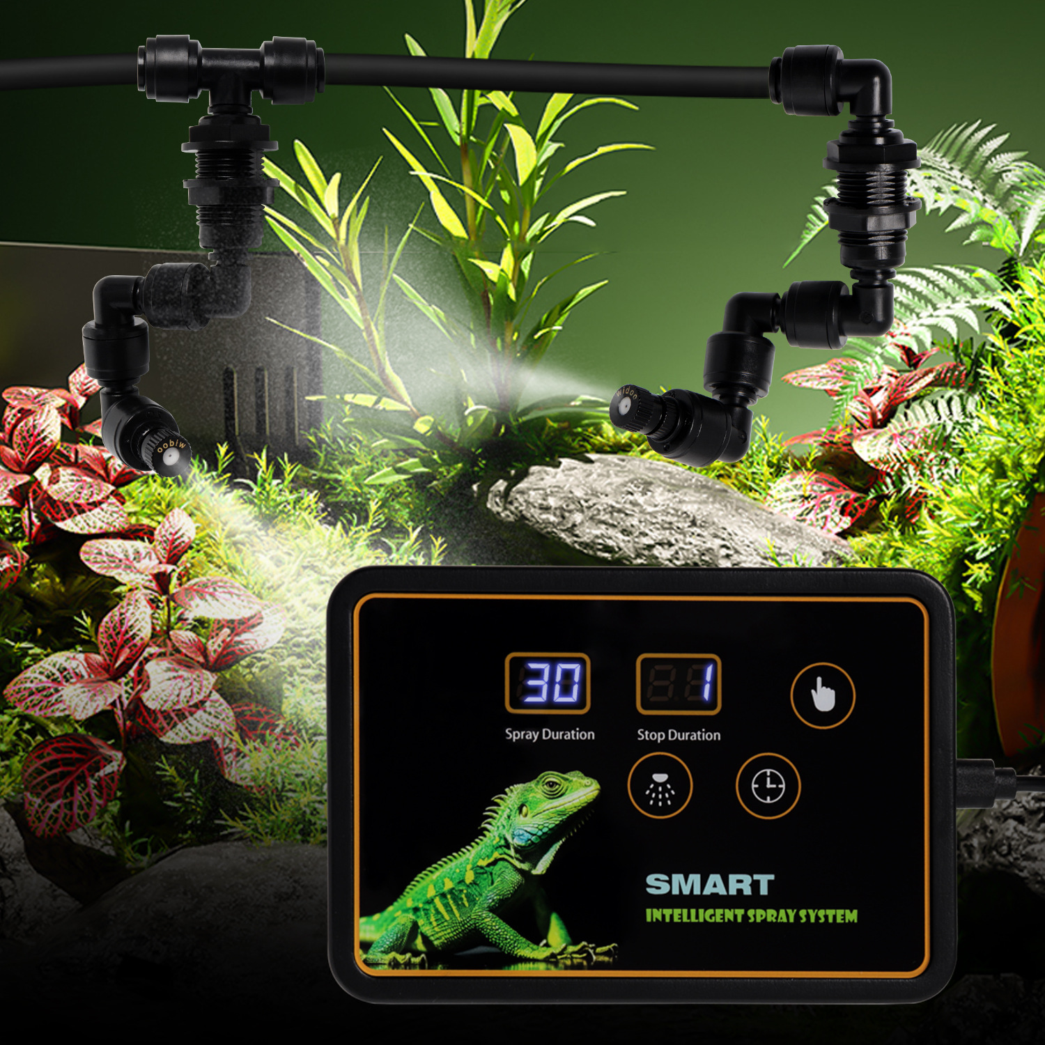 Automatic Reptile Spray System - Terrarium Fogger Ultrasonic のレビューと価格