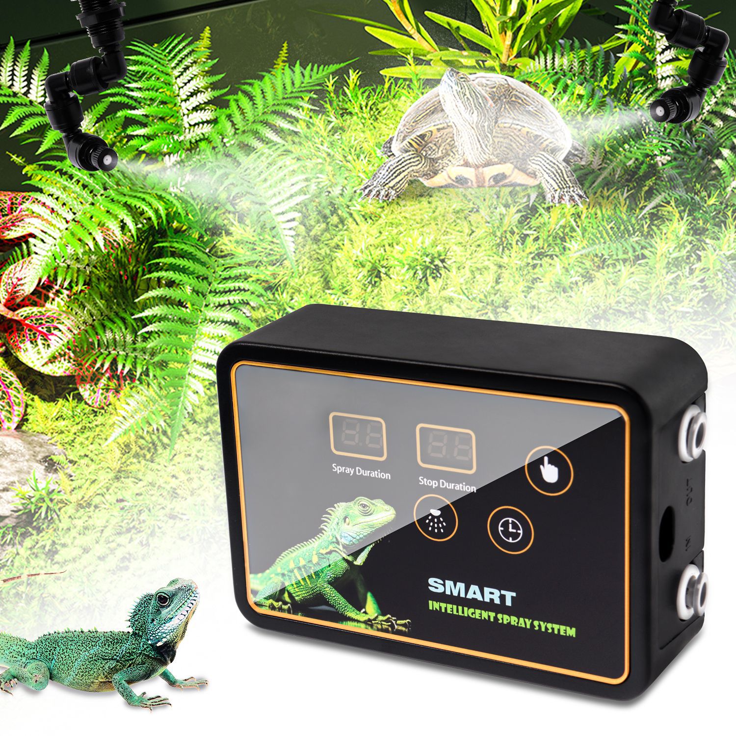 Automatic Reptile Spray System - Terrarium Fogger Ultrasonic のレビューと価格