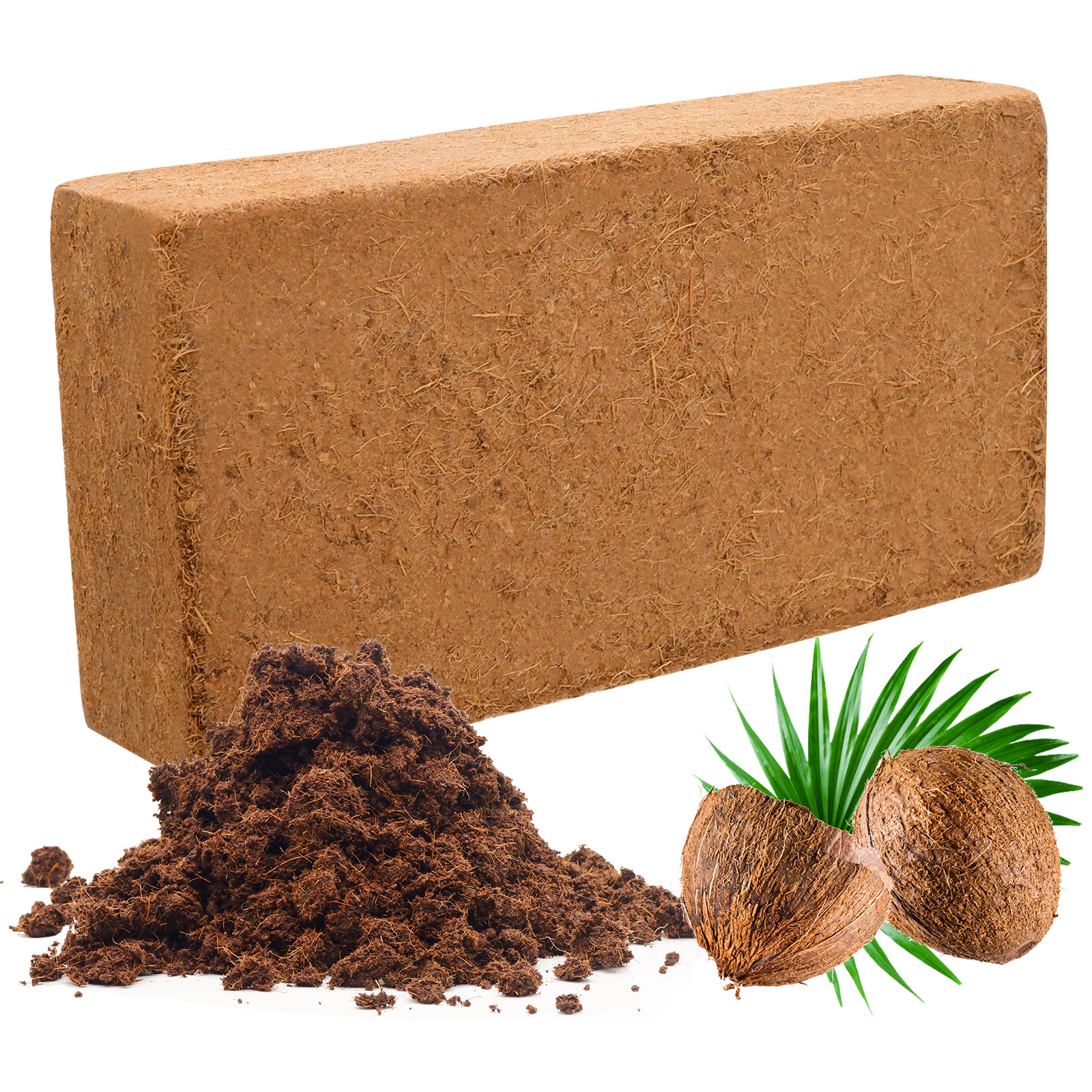 1 Pack Premium Coco Coir Brick - Substrate Coconut Fiber のレビューと価格