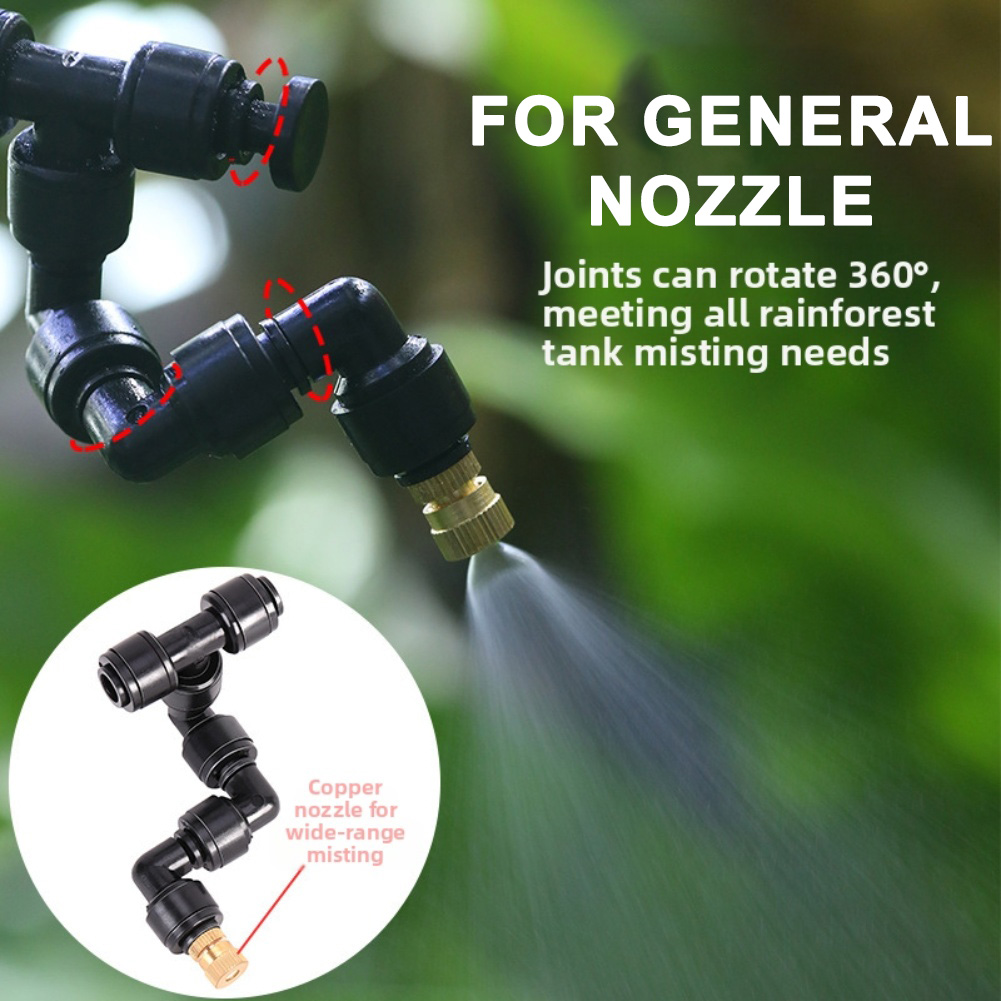 2 PCS Black Atomizing Nozzle 3 - Misting Nozzle Reptile のレビューと価格