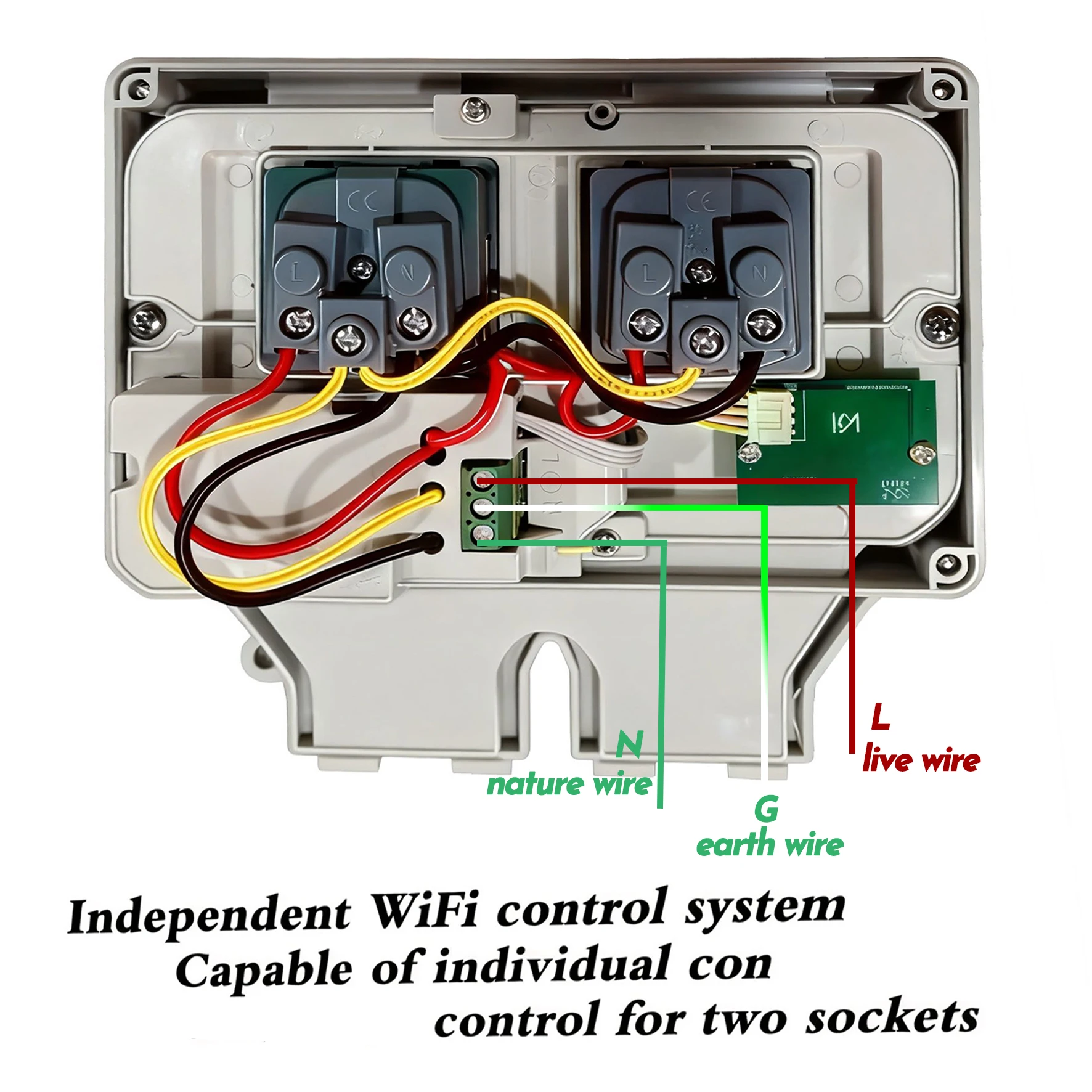 Tuya Waterproof Electrical Wal - Timer Dual Outlet のレビューと価格