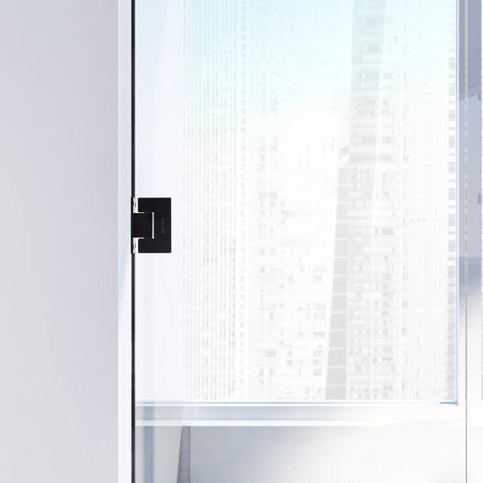 1Pcs Heavy Duty Stainless Stee - Glass Door Hinge のレビューと価格