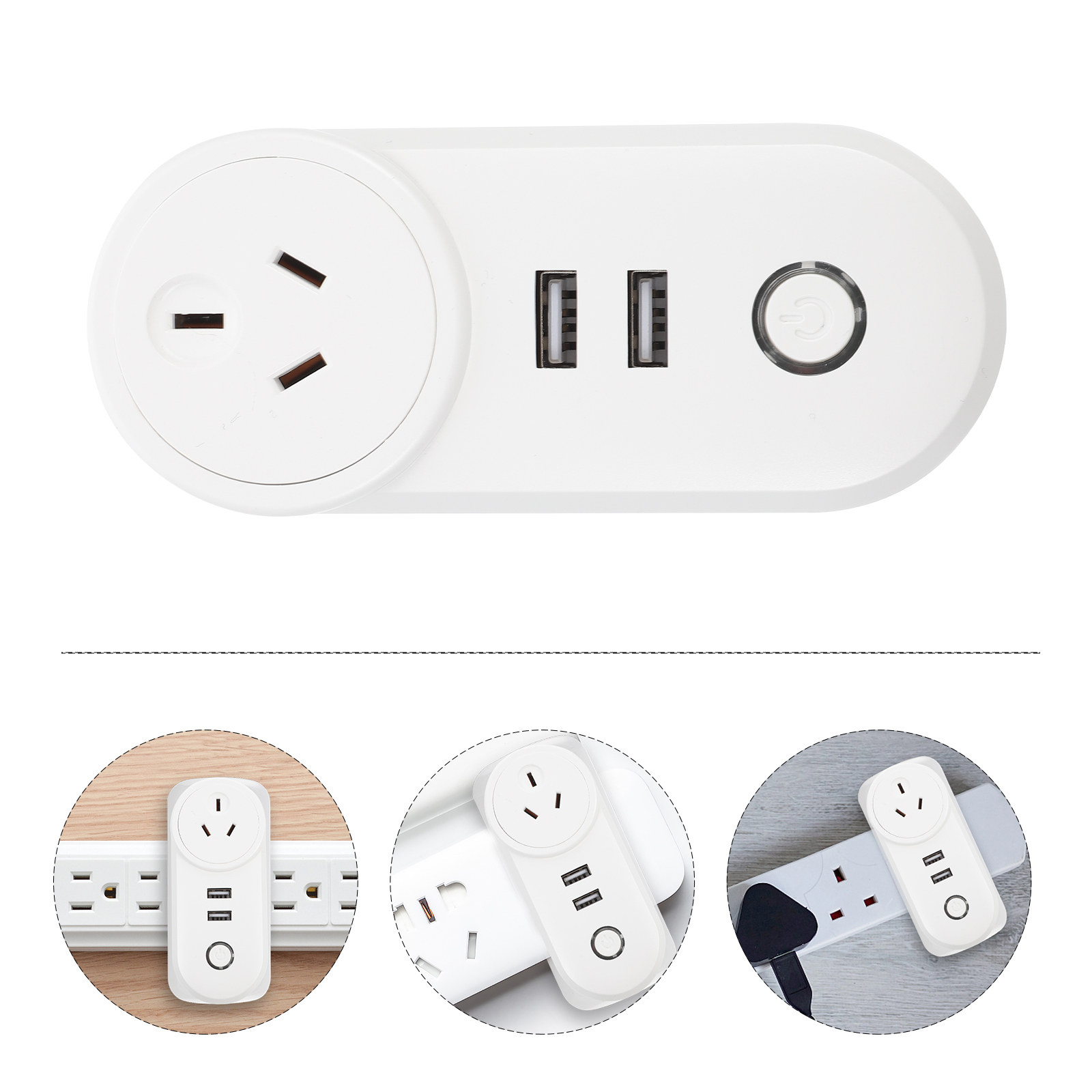1Pcs WiFi Mini Outlet Plug Wir - Timer Dual Outlet のレビューと価格