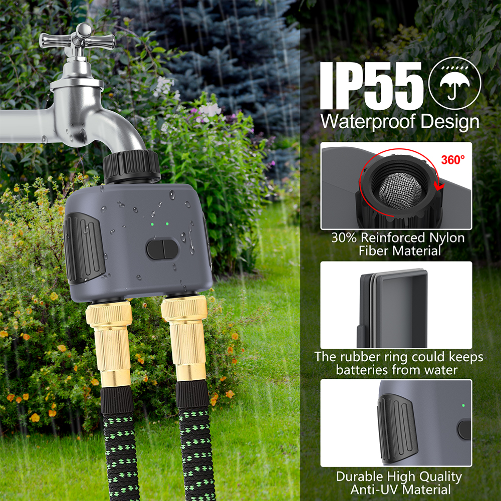 2 Outlets Tuya Smart Garden Wa - Timer Dual Outlet のレビューと価格
