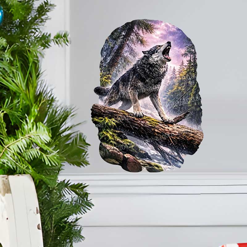 Wild Timberwolves Pattern Wall - Pvc Panel Background のレビューと価格