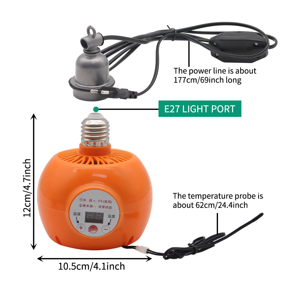 Pet Heater Animal Heating Lamp - Ceramic Heat Emitter のレビューと価格