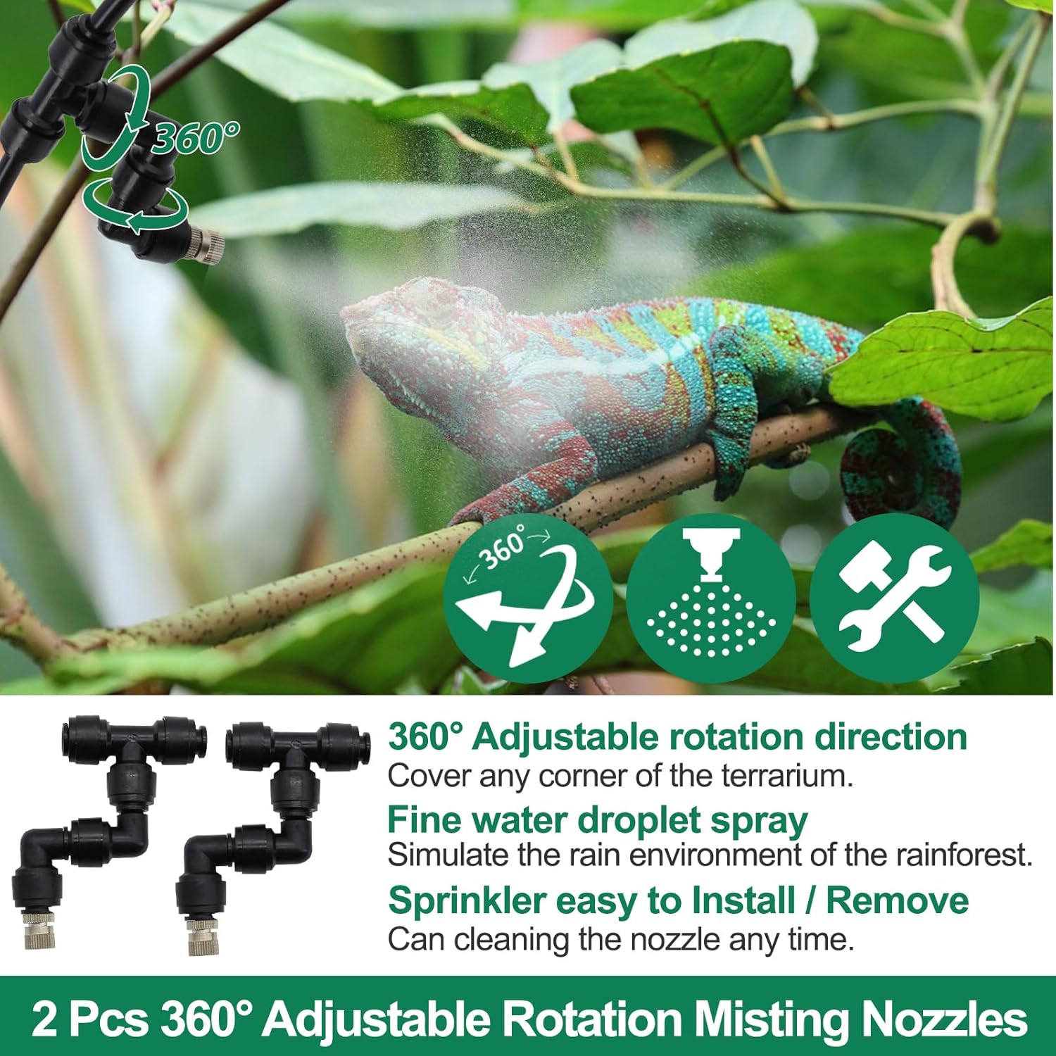 Reptile Humidifiers Smart Mist - Misting Nozzle Reptile のレビューと価格