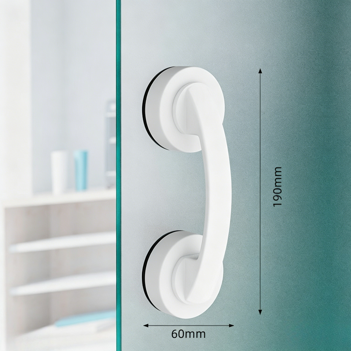 Suction Cup Door Handle No Pun - Glass Door Hinge のレビューと価格