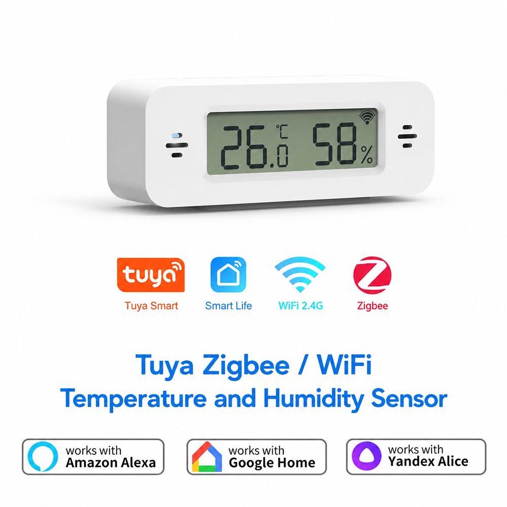 Tuya Zigbee WiFi Mini Temp & H - Digital Hygrometer Probe のレビューと価格